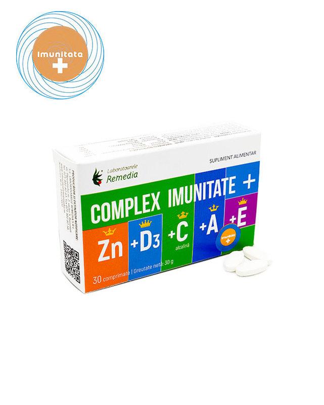 ВІТАМІН D, C, Е, А, ЦИНК COMPLEX IMUNITATE PLUS 30 таблеток
